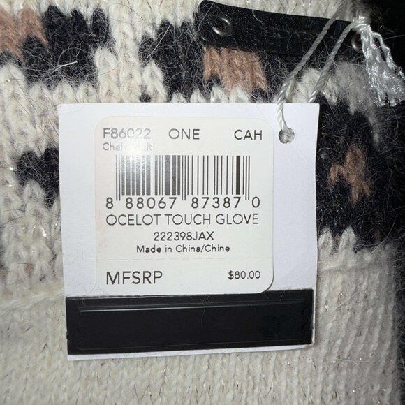COACH Ocelot Gloves with Touch Capabilities - Get Alaskan Cruise Ready !!! - Picture 5 of 5